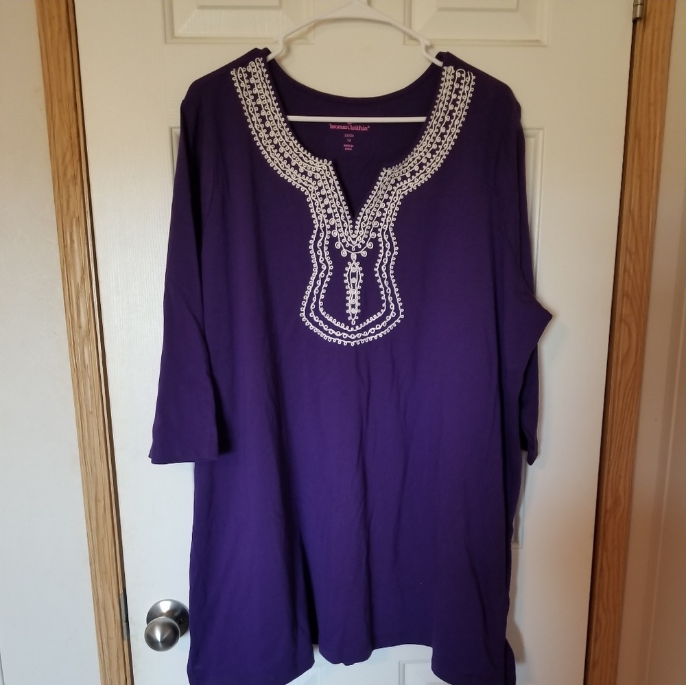 Woman Within Purple Tunic 22/24